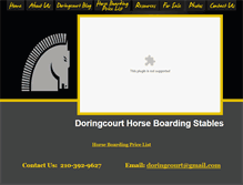 Tablet Screenshot of doringcourtstables.com